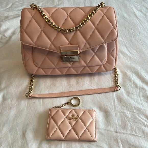 Beautiful pink Kate spade purse and card/wallet/key holder - Picture 4 of 6